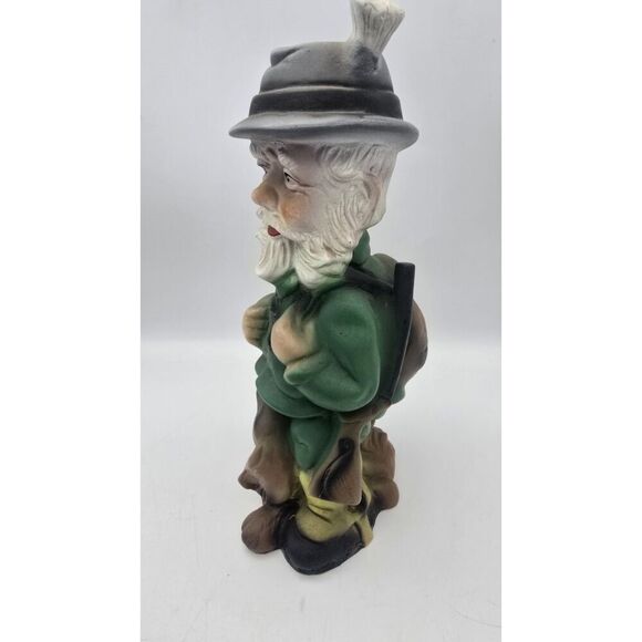 Vintage West Germany Garden Gnome ( A 105 ) Hunter W/ Rifle And Dog - Picture 5 of 13